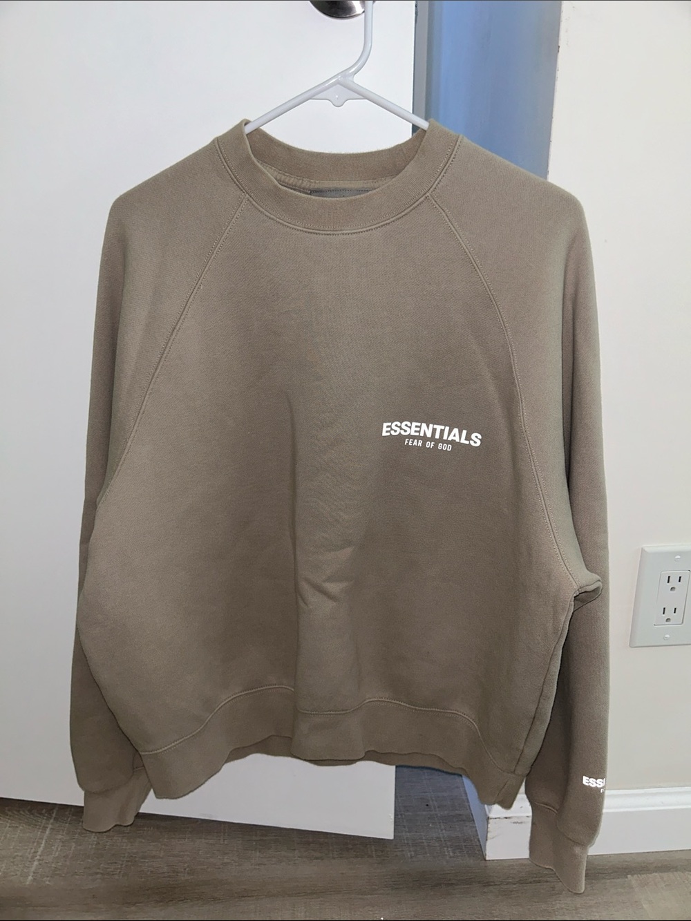 Essentials Fear of God Taupe Crewneck Sweatshirt